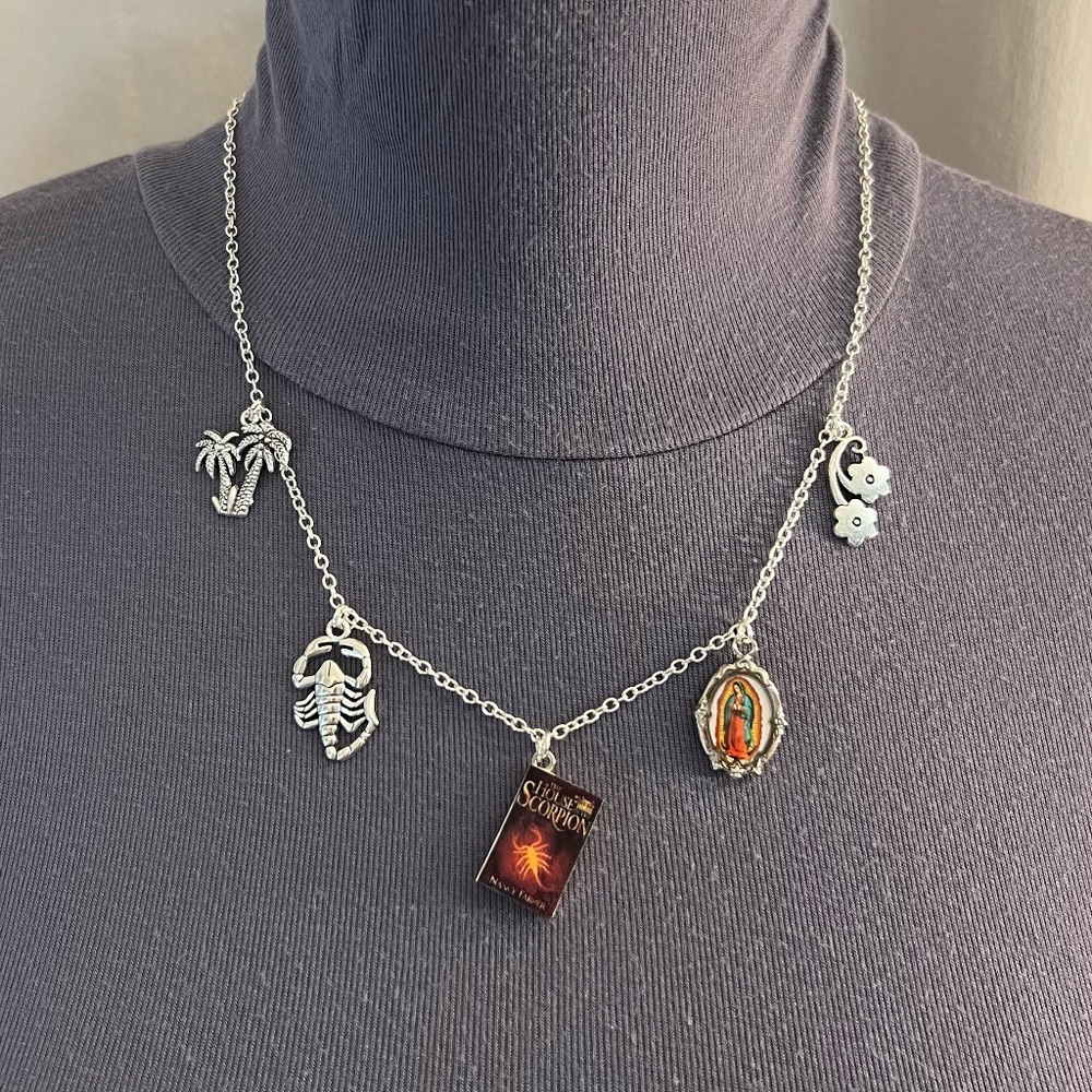 House of the Scorpion by Nancy Farmer Handmade Literature Necklace, Book Cover - Picture 6 of 15